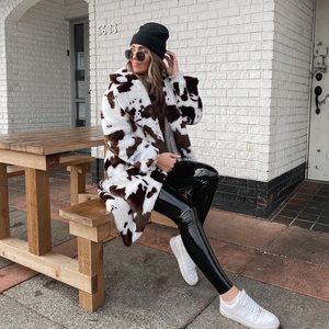 Jakke faux fur jacket